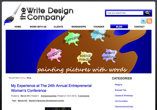 BlogWorld 2010 - The Write Design Company